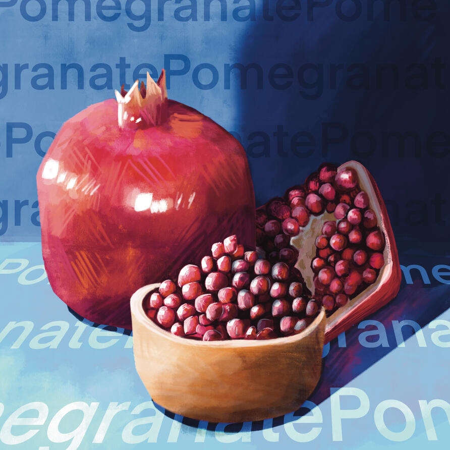 Pomegranate || Art for Food piece